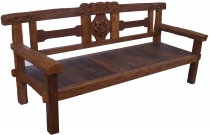 Rustic garden bench - model 12