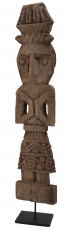 Wooden figure, sculpture, carving in primitive style