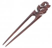 Ethno wood hair clip, boho hair pin, hair fork - tendril