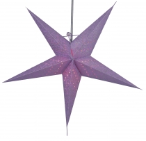 Foldable advent illuminated paper star, poinsettia 60 cm - Hermes