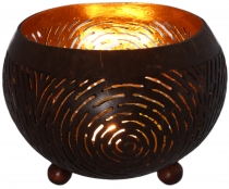Exotic coconut tealight in 2 sizes - model 3