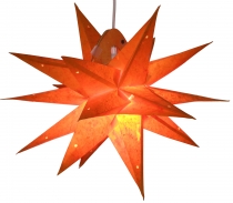Faltbarer Advents Leucht Papierstern, 3D Weihnachtsstern - Multip..