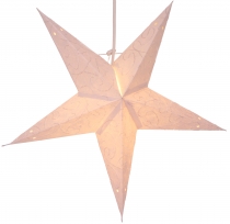 Foldable Advent illuminated paper star, Christmas star 40 cm - Me..