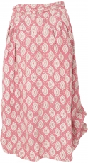 Convertible maxi skirt, comfortable boho summer skirt - pink