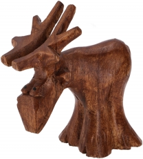 Carved small decorative figure - Fancy Moose 4