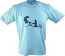 Fun Retro Art T-Shirt - Weltraum Wippe