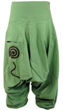 Goa harem pants, aladdin pants - green