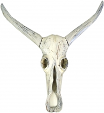 Große Maske Buffalo Skull Maske aus Balsaholz - Modell 1