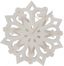 Snowflake Design Dekoobjekt, Lampenschirm - Modell Alaska