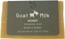 Handmade goat milk soap, 100 g Fair Trade - Honey