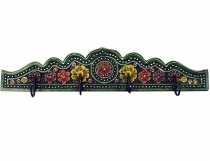 Indian vintage hook rail, coat rack - design 5