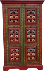 Wardrobe with carvings and painting - Model 1