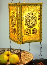 Lokta paper hanging lampshade, ceiling lamp from handmade paper -..