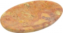 Marble soap dish, Zen dish for the washbasin - orange