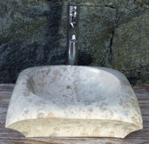 Solid marble countertop sink, wash bowl, natural stone hand wash ..