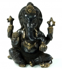 Brass figure Ganesha statue 15 cm - motif 24