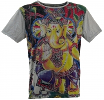 Mirror T-Shirt - Ganesh / grau