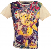 Mirror T-Shirt - Ganesh / vanille