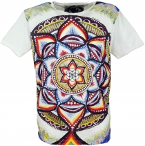 Mirror T-shirt - Mandala/white