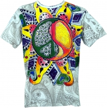Mirror T-shirt - Peace white/colorful
