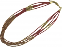 Costume jewellery chain - red