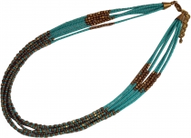 Costume jewellery chain - turquoise