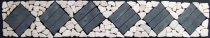Mosaic tiles border - Design 3
