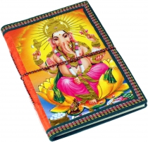 Indian notebook, diary, writing book - Ganesha