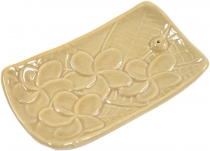 Räucherstäbchenhalter aus Keramik beige - Modell 5