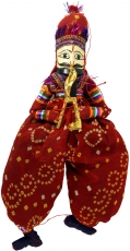 Rajasthan Marionettenpuppe - Arun Jodhpur / rot