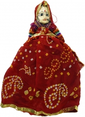 Rajasthan puppet doll - Aruna Jaipur/red
