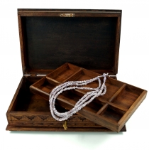 Lockable jewelry box, treasure chest, wooden box, jewelry box, tr..