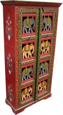 Cupboard, wardrobe with elephant decorations - model 4