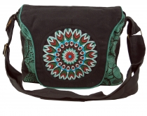 Shoulder bag, hippie bag, goa bag, shoulder bag, handbag - black/..