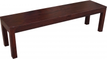 Bench solid wood dark brown - model 15