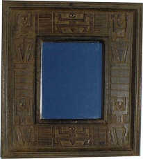 Spiegel aus Balsaholz - 45*40 cm