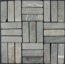 Stäbchen Mosaik Fliesen aus Marmor (P-06) - Design 10