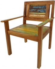 Stuhl aus recyceltem Teakholz - Modell 15