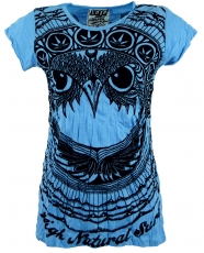 Sure T-shirt Owl - light blue