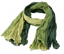 Batik scarf, batik scarf, batik sarong - olive green