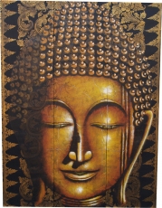 3 Teiliges Buddha Wandbild auf Leinwand 120*90 cm - Motiv 11
