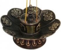 Tibetan incense holder, brass incense holder