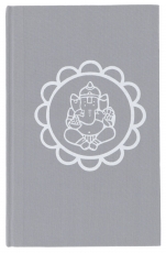 Notizbuch, Tagebuch - Ganesh Mandala grau