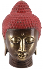 Buddha Kopf, Buddha Büste, Figur aus Messing 7 cm - Modell 1