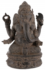 Messingfigur Ganesha Statue 20 cm - Motiv 29