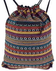 Gym bag backpack ethnic backpack - brown