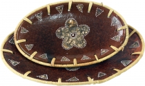 Woven ceramic bowl, plate - design 3