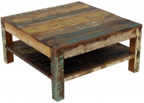 Vintage coffee table, coffee table made of recycled wood - model ..