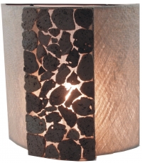 Wall lamp/wall sconce, handmade in Bali from natural material, la..