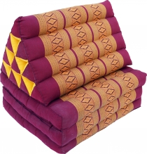Thai pillow, triangular pillow, kapok, day bed with 3 covers - da..